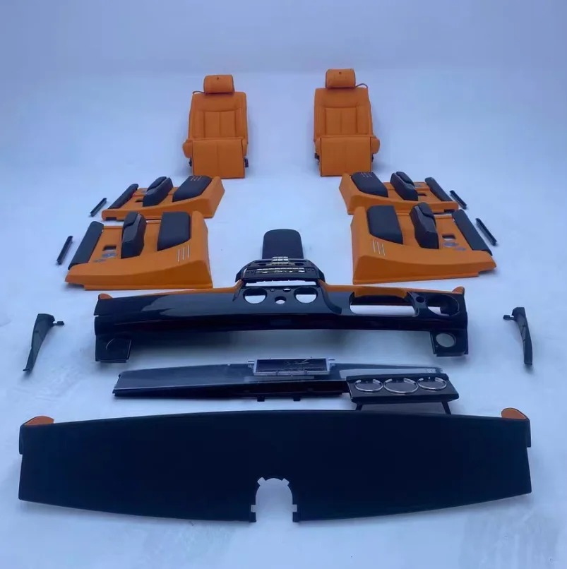 Ghost Luxury Interior Upgrade Kit for 2008-2019 Instrument Panel LCD Screen Door Panel Leather Seat Cover